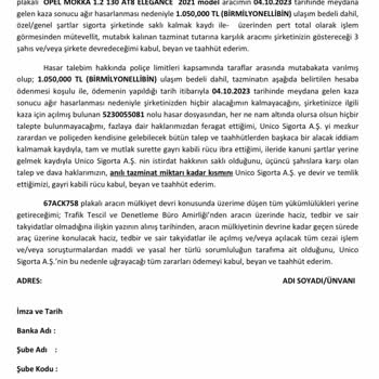 Unico Sigorta Hurda Çekme Belgesi Vermek İçin Fazla Tutar Düşürüyor