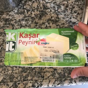 Teksüt Kaşar Peyniri Sarımsak Kokusu