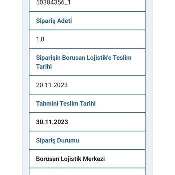 Borusan Lojistik İn Kargoyu Zamanında Teslim Edememesi