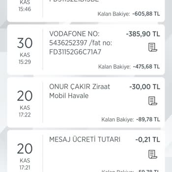 Vodafone Bir Faturayı İki Defa Alıyor Ve Yeni Fark Ettim