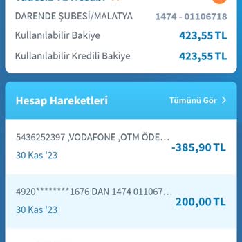 Vodafone Bir Faturayı İki Defa Alıyor Ve Yeni Fark Ettim
