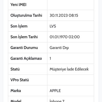 iPhone Yenilenmiş Cihazın Garanti Sorunu