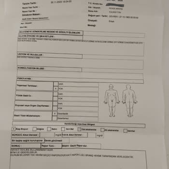 Kocaeli Şehir Hastanesi İş Kazası İle Polikliniğe Kabul Edilmemek.