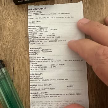 Uğur Soğutma Servis Sorunu Değişim Veya Ücret İadesi