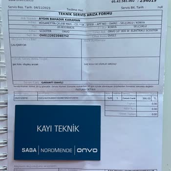 Onvo Teknik Servis Ve Müşteri Hizmetlerinden Hizmet Almak İmkansız