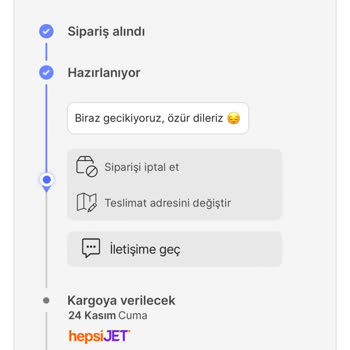Hepsiburada - Madame Coco Ürün Teslim Edilmedi