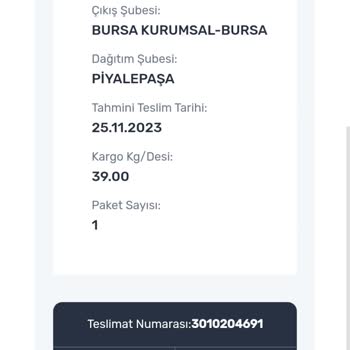 Trendyol Kargonun Teslim Edilmemesi