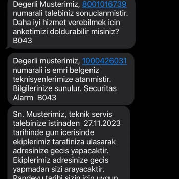 Securitas Alarm Sistemi Arızası