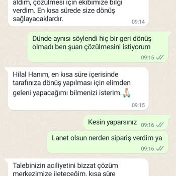A101 İlgisiz Ve Ürünü Göndermemesi