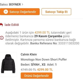 Trendyol Ürünüm Kayboldu Mağdur Edildim