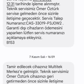 Multitek Tamir Edilemeyen Zil