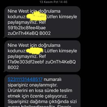 Nine West Ürün Teslimat Sorumsuzluğu