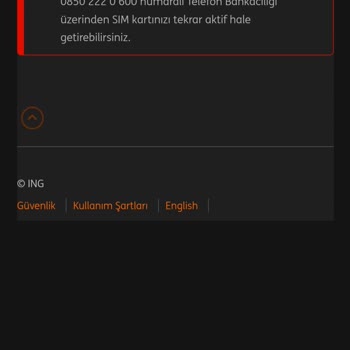ING Bank Sim Kart Bloke Kaldıramama Sorunu, Zorluk Çıkartma