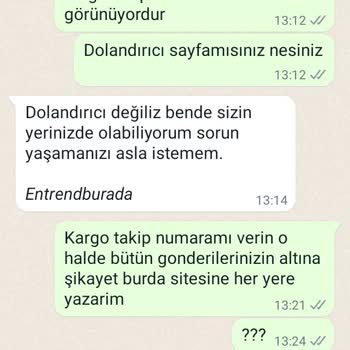 En Trend Aksesuar (Trendyol) Kargom Gelmedi, İade De Yok!
