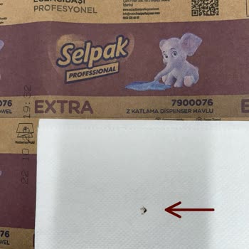 Selpak Z Katlamalı Havlu Pis Çıktı