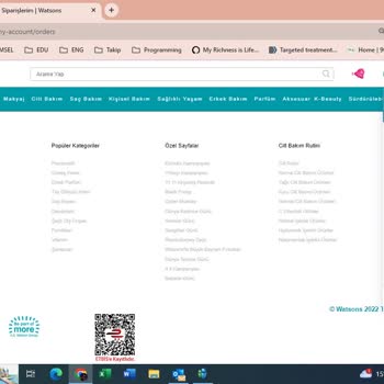 Watsons Online Alışveriş Mağduriyeti