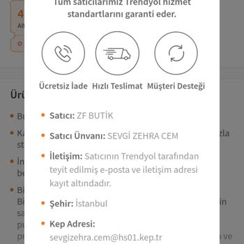 ZF Boutique Hile, Aldatma Satıcı Tarafından