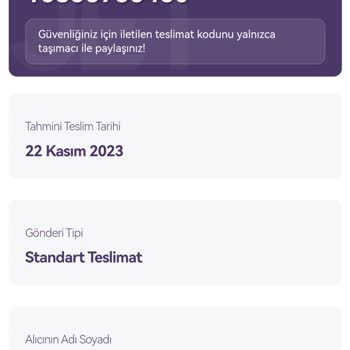 Vodafone Her Şey Yanımdadan Vermiş Olduğum Sipariş İçi Geri Dönüş