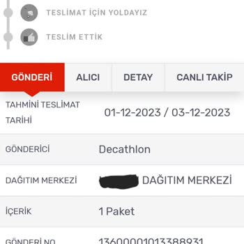 Kargomsende'nin Kargomu Getirmemesi