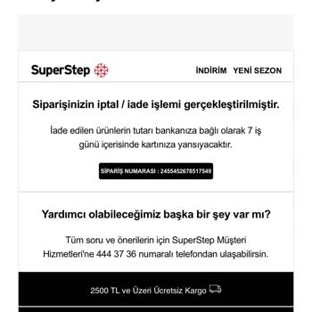 SuperStep Perakende Mağazasında Yaşanan Kampanya Mağduriyeti