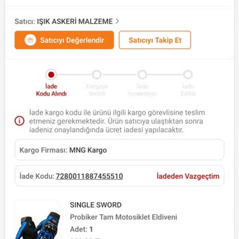 MNG Kargo Trendyol İade Kargom Kayboldu, İlgisizlik Hakim!