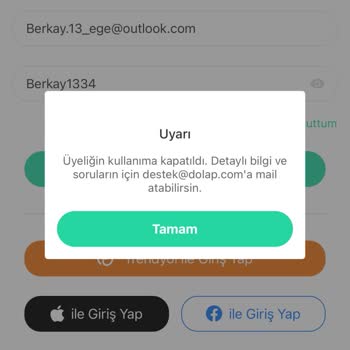 Dolap Habersiz Hesap Kapatma