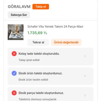Hepsiburada Kes Yapıştır Cevaplar Verip Sorunu Çözmeye Çalışmıyor