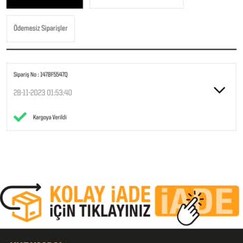 YDS Boots Bot Kargoya Verilmiyor