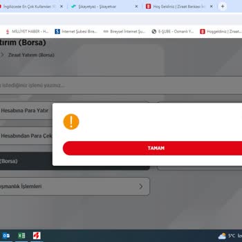 Ziraat Bankası Borsa Hesap Bağlantı Hatası