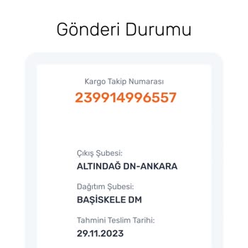 Sendeo Kargo Firması Şikayet