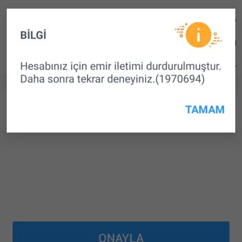 İş Bankası Emir İletimde Yaşanan Sorun