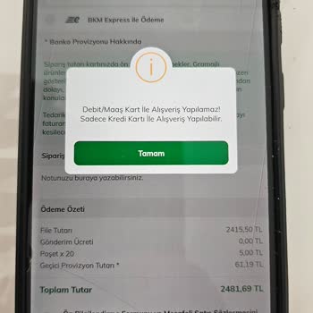 File Market Zaman Kaybı. Ödeme Zorluğu