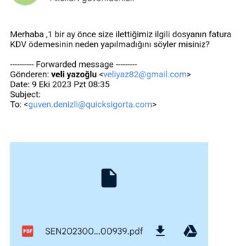Quick Sigorta 50 Gündür KDV Ödememizi Gerçekleştirmiyor