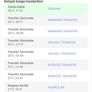 Aras Kargo Siparişi Teslim Edilmemesine Rağmen Teslim Edildi Gözüküyor