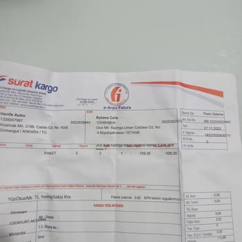 Sürat Kargo Kargo Teslim Edilmedi