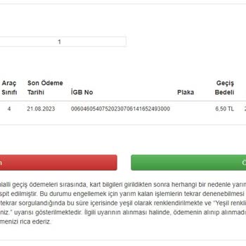 Kuzey Marmara Otoyolu Sahte İhlali Geçiş Bildirimi Ve Cezai İşlem