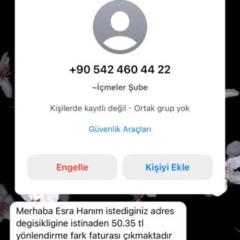 MNG Kargo Değişikliği Ücretsiz Olmasına Rağmen Ücret Talep Ediyor