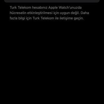 Türk Telekom Apple Watch Esim Desteği
