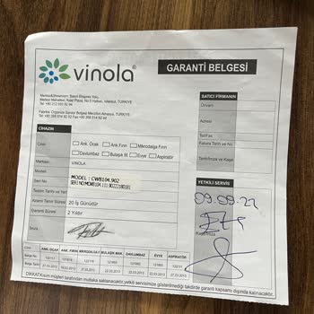 Vinola Cam Ocak Patladı