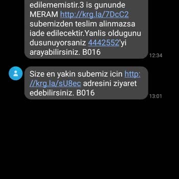 Aras Kargo'nun Eve Teslimat Yapmaması Kargoyu Şubeye Götürmesi