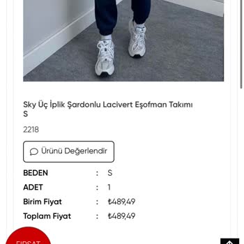 Oyku Wear Yanlış Beden Gönderildi
