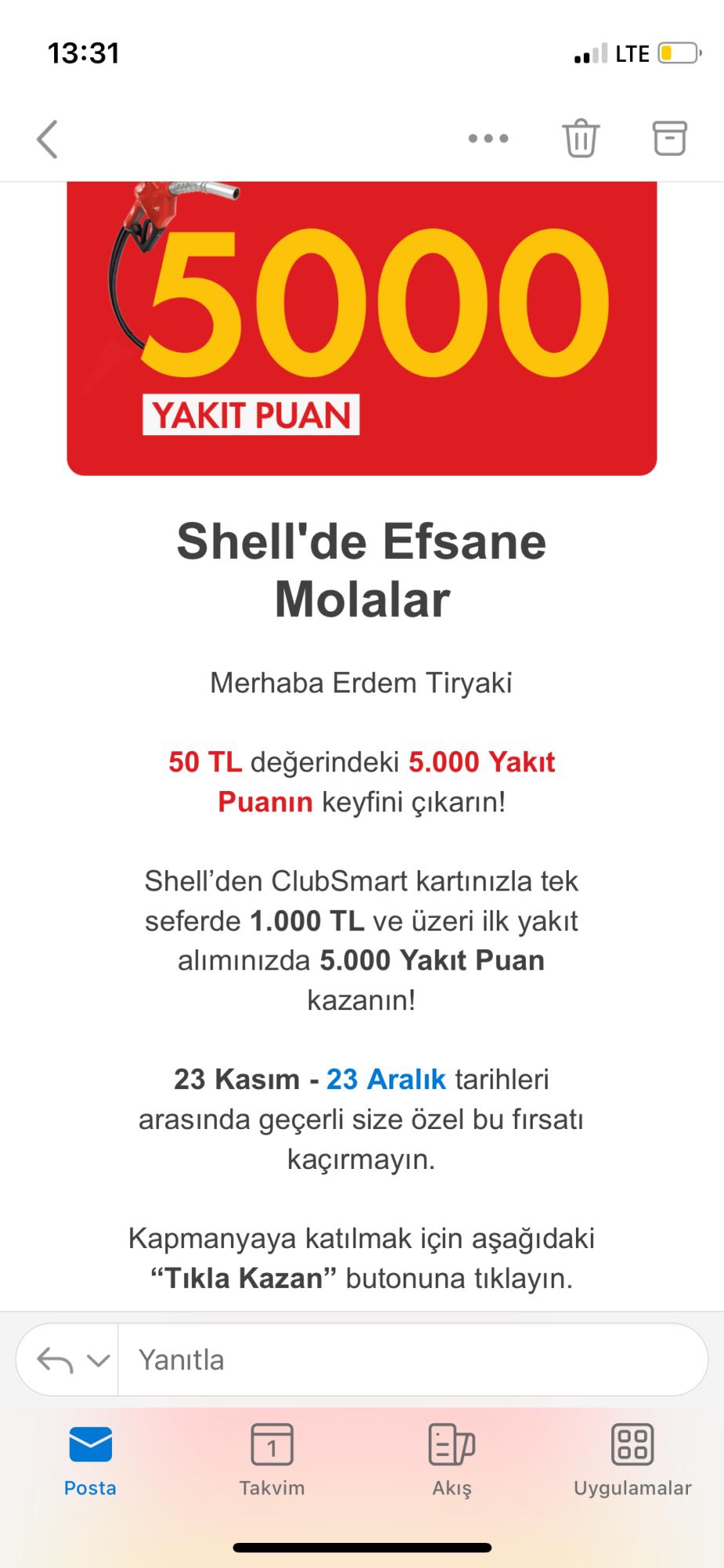 Shell Kampanya Vaadini Gerçekleştirmiyor Şikayetvar
