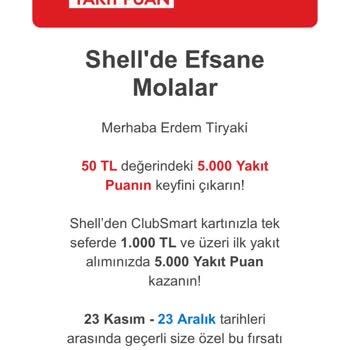 Shell Kampanya Vaadini Gerçekleştirmiyor