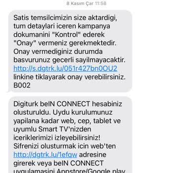 Türk Telekom Diyerek Digiturk Abonesi Yapmışlar.