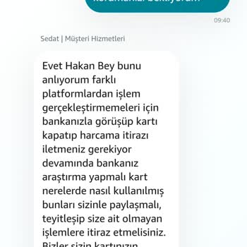 Amazon.com.tr Müşteri Hizmetleri İlgilenmiyorlar