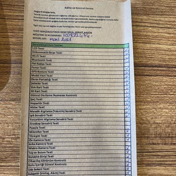 Reeder Teknik Servise Gönderilen Telefonun Durumu