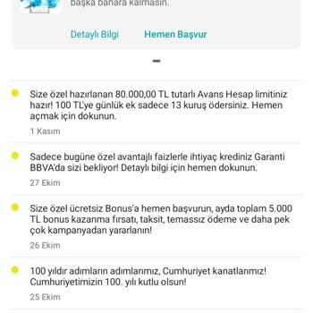 Garanti Bankası Bonus Puanımı Yüklemedi.