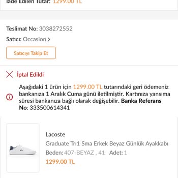 Trendyol Müşteri Rıza Alınmadan İşlem Yapılması