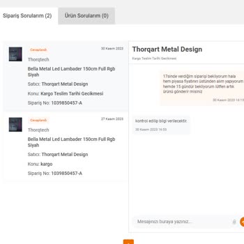 Thorqart.com Koçtaş Siparişim Gecikti, İlgisiz Kaldılar!