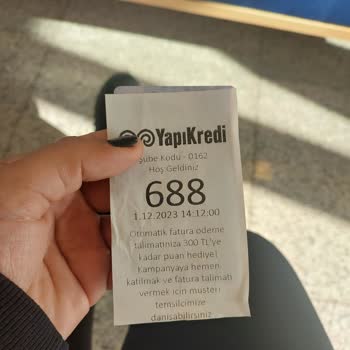Yapı Kredi Bankası Sıra Bekleme Süresi
